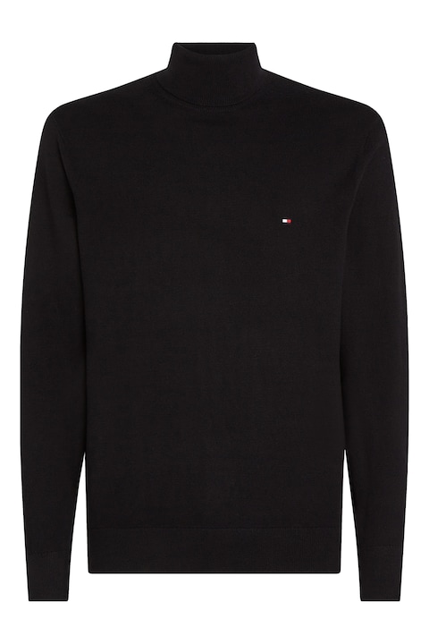 Tommy Hilfiger, Kasmír és organikuspamut tartalmú garbó, Fekete