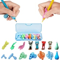 Set 18 accesorii pentru stilou de corectare a scrisului, JESWO, Silicon, Multicolor