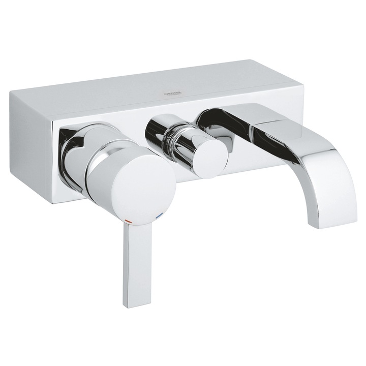 Смесител Grohe Allure Spa, Стенен, За вана/душ, Хром