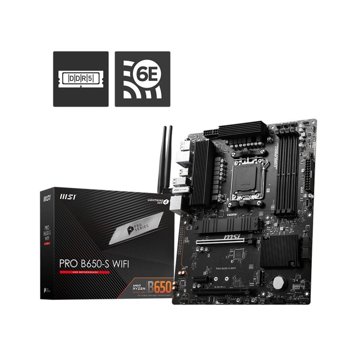 Msi PRO B650-S WIFI, 226314, Alaplap