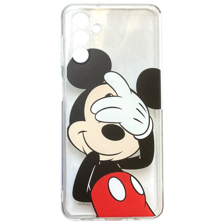 Предпазен калъф Disney Mickey, 003, Partial print, за Samsung Galaxy A13 5G/Galaxy A04s, Прозрачен/Многоцветен