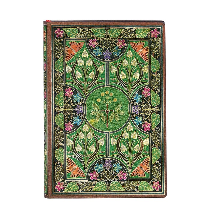 Тефтер Paperblanks Poetry in Bloom, 95 х 140 mm, широки редове, мека корица, 88 листа