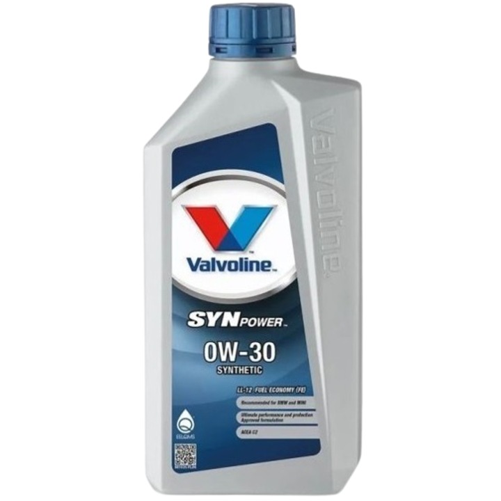 Ulei motor VALVOLINE SYNPOWER LL-12 FE 0W30, volum 1 litru, sintetic