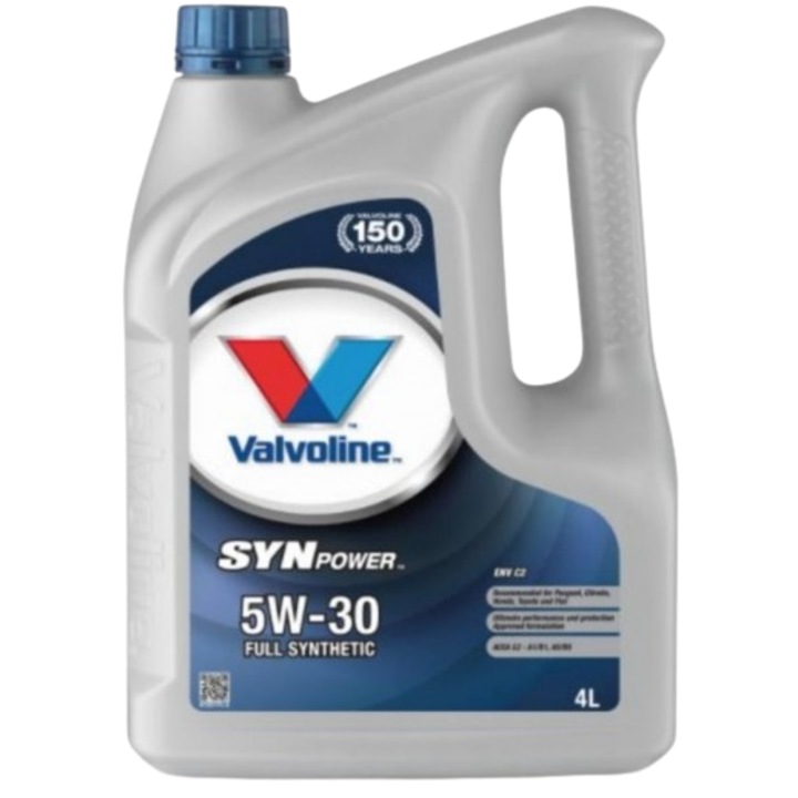 Ulei motor VALVOLINE SYNPOWER ENV C2 5W30, volum 4 litri, sintetic