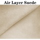 Perna tetiera auto Cartek, gat sau cap, spuma cu memorie, slim, tip alcantara, 30x20x8 cm, bej