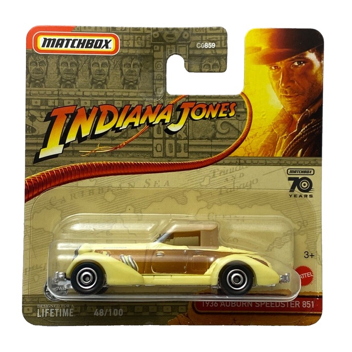 Masinuta metalica Matchbox Auburn Speedster 851 Indiana Jones