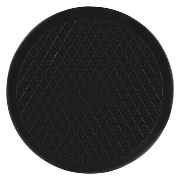 Suport TV rotund rotativ, HAMA, pana la 80 kg, Negru