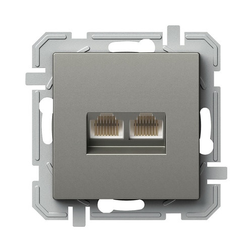 Priza Date Rj45 Dubla Tem Logiq Cat6, Gri Titan - eMAG.ro