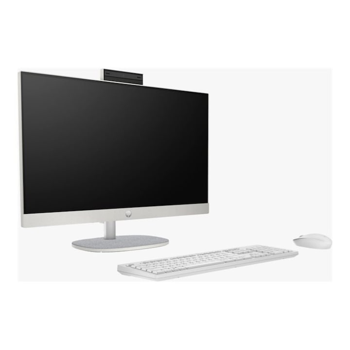 All in one PC HP All-in-One 24-cr0004nu Shell White, 978B4EA, Windows 11 Pro, Intel Core i7 (13th Gen) 1355U up to 5 GHz (P-core) / 3.7 GHz (E-core) 10-core, Intel Iris Xe Graphics, 16 GB DDR4 3200 MHz