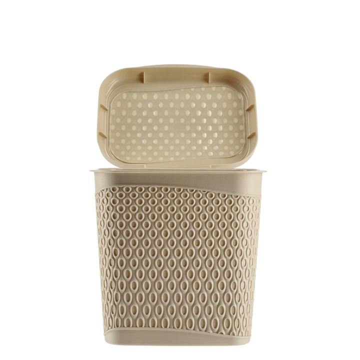 Cutie de depozitare, KADAX, Plastic, 6l, Bej