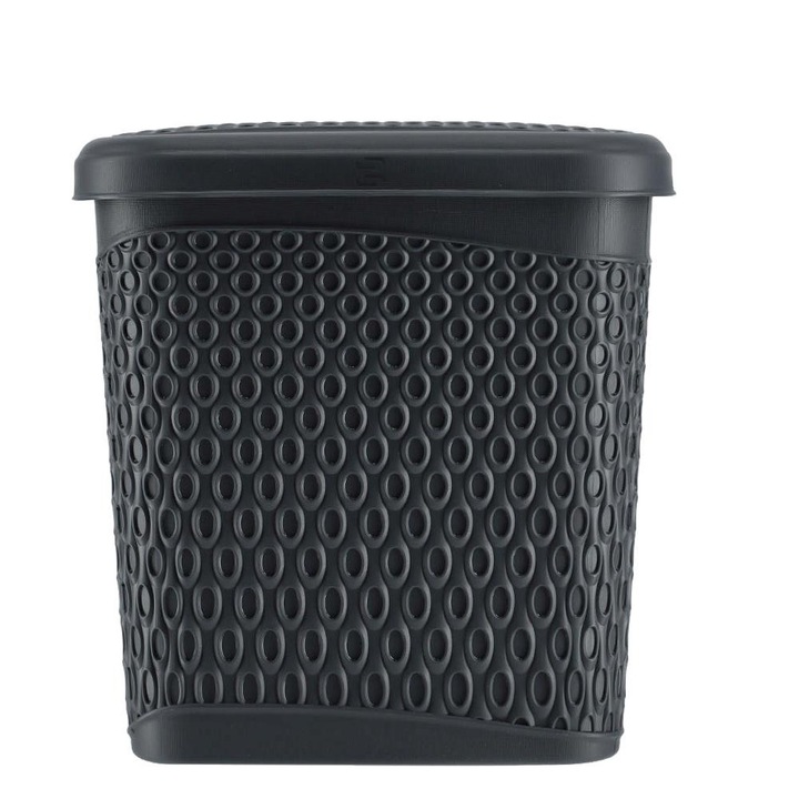 Tárolódoboz, KADAX, Műanyag, 6l, Fekete
