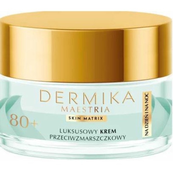 Ránctalanító krém érett bőrre, Dermika, Rugalmasság és hidratálás, 50ml