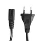Cablu Alimentare Euro la IEC 320 C7, Basekit, 230V, 2 Metri, Negru