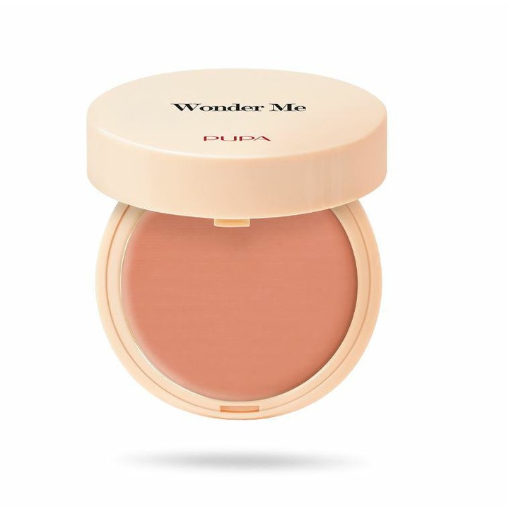 Руж Pupa Milano Wonder Me, естествен ефект, с хиалуронова киселина, , No. 008, 4g
