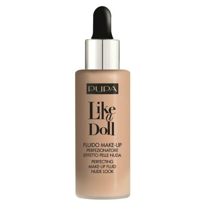 Pupa, Like A Doll, Fond de Ten Lichid, 020, Bej Luminos, 30 ml