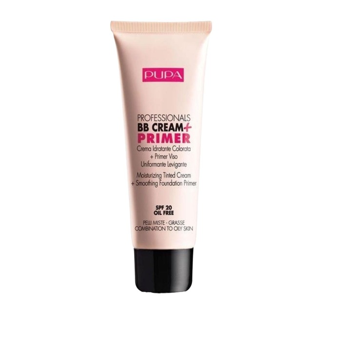 Crema BB 2 in 1, Pupa Milano, Ten gras/mixt, Nuanta 002, 50ml