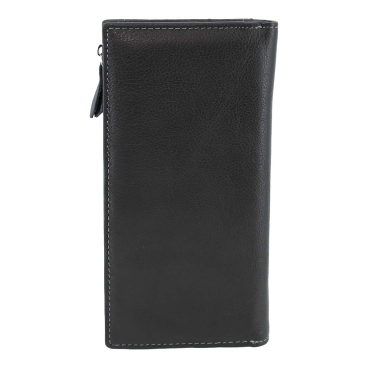 Portofel de dama piele naturala B01, gri