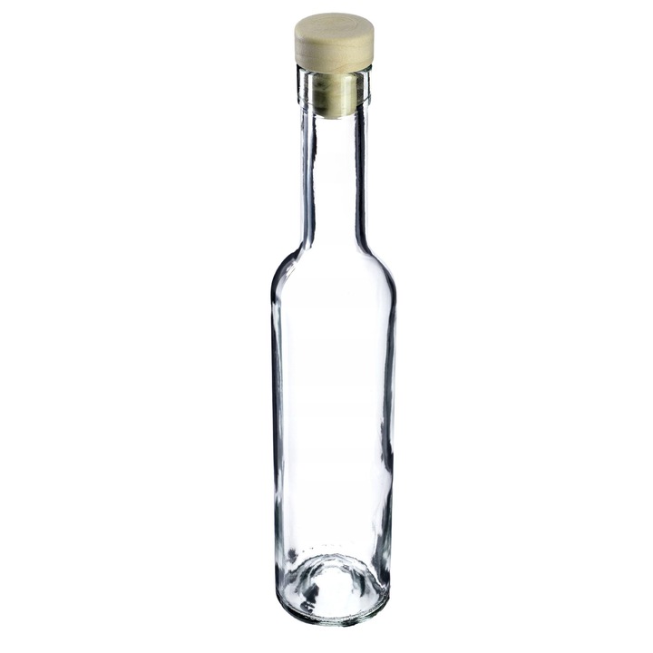 Бутилка с капачка, КАДАКС, Прозрачна, 250мл