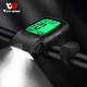 Ciclocomputer bicicleta wireless 3 in 1, digital multifunctional inteligent, 12 functii inclusiv kilometraj, vitezometru, ceas, ardere calorii si grasimi, ecran display LCD, far LED bicicleta, claxon 100 dB, West Biking, 10 x 5.3 x 2.5 cm, negru