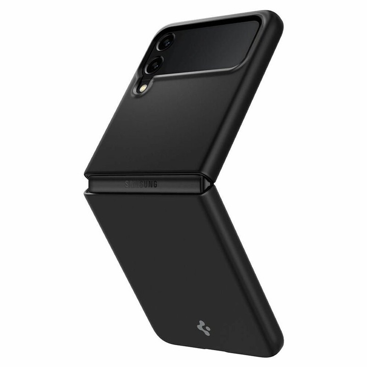 Кейс съвместим с Samsung Galaxy Z Flip 3 5G Spigen, черен
