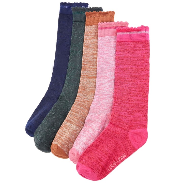Детски чорапи 5 чифта vidaXL, EU 26-29, 0.06 kg