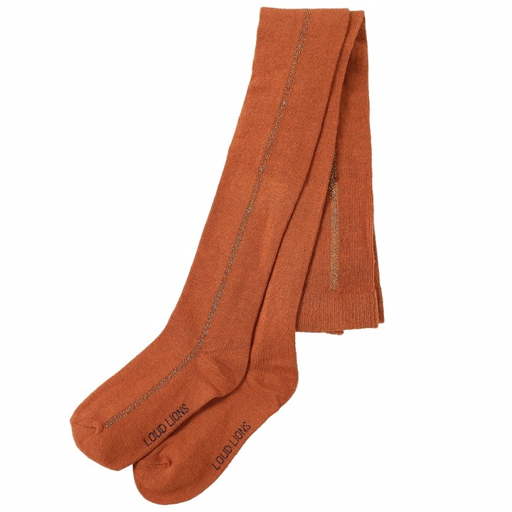 vidaXL детски чорапи, коняк, 128, подходящи за 7-8 години