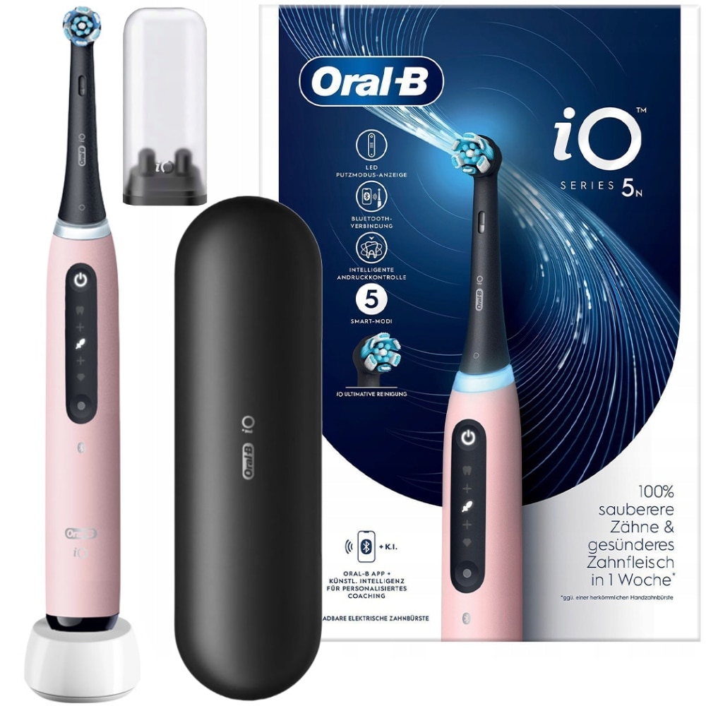 Periuta De Dinti Electrica, Oral-B IO Series 5, Roz - EMAG.ro