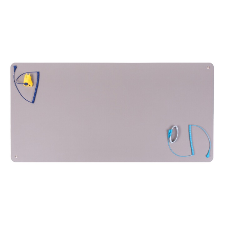 Pad de masa Starter Set, 1200mm x 610mm, cauciuc, L6603, Gri