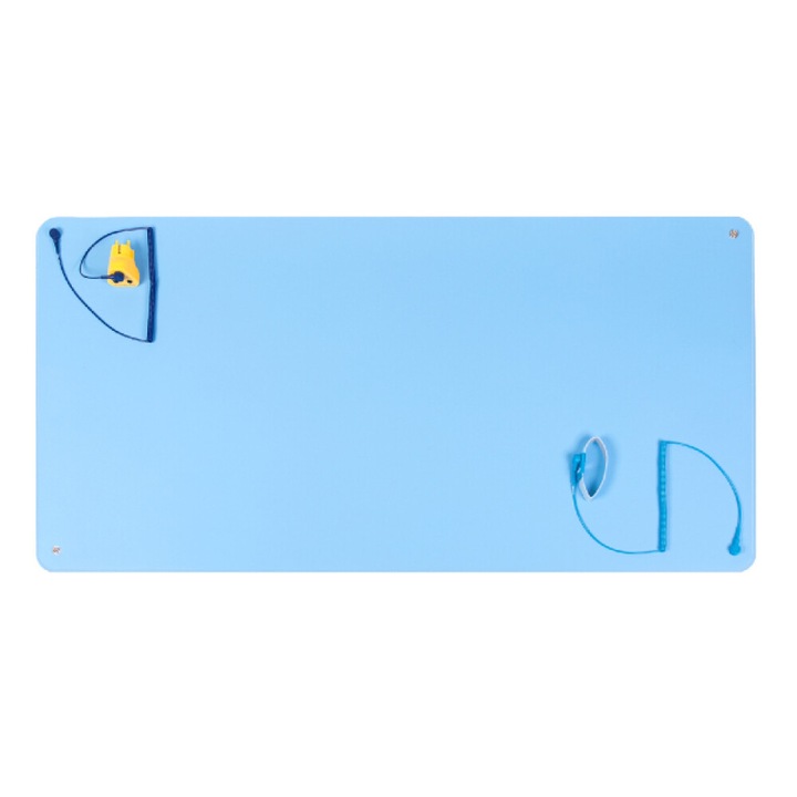 Pad de masa Starter Set, 1200mm x 610mm, Cauciuc, L6602, Albastru