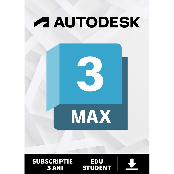 Autodesk 3ds Max 2024 licenc, diák, 3 év, 2 eszköz