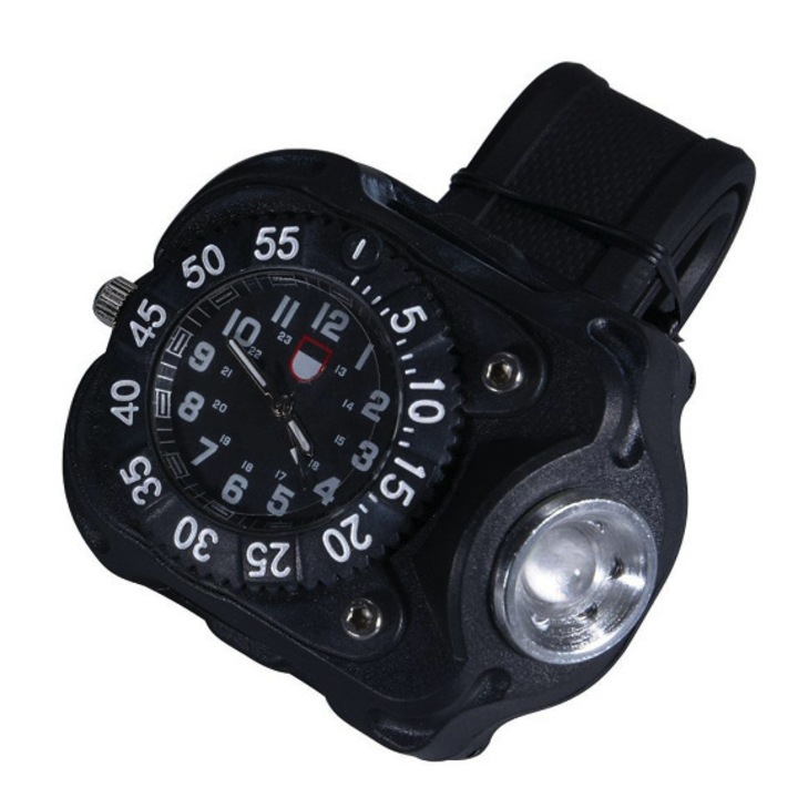 Часовник с фенерче, Електронен, Ръчен