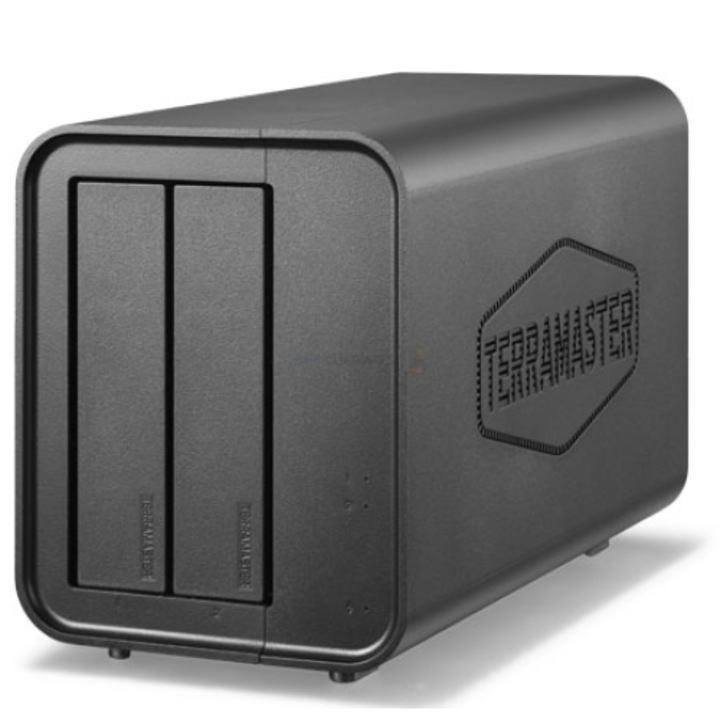Аксесоар за външни твърди дискове, TerraMaster RAID DAS D2-320, SATA 2-BAY 3.5" HDD/SSD, MAX 2*22TB