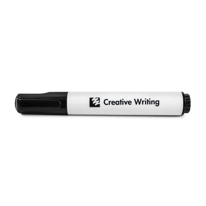 Маркер за бяла дъска Creative Writing, черен, кръгъл връх