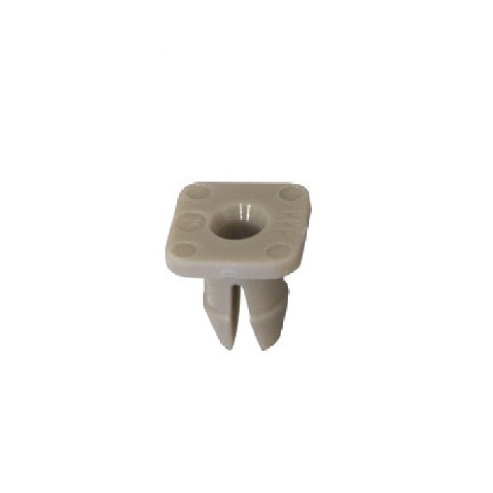 Set 20 clipsuri auto Restagraf, 4.2 mm, plastic, gri, pentru fixare bandouri