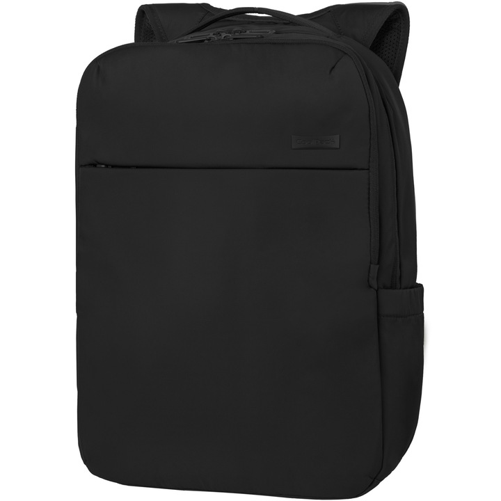 Fekete, felszerelés nélküli Coolpack BORDER hátizsák, 43cmx32cmx14cm