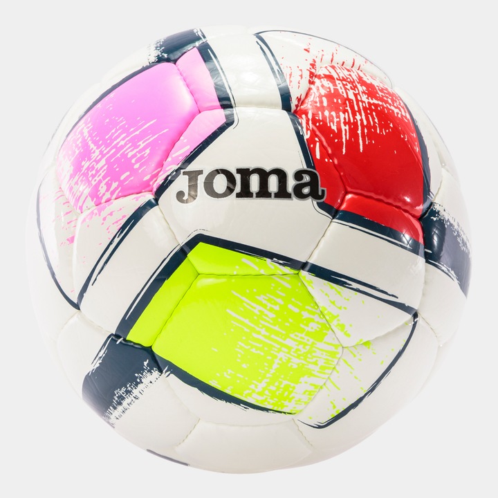 Minge fotbal Joma Dali II marime 4, Fucsia/Rosu 4