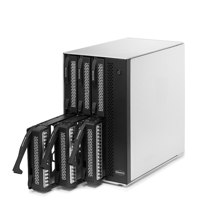 Корпус за външен хард диск, TerraMaster, D6-320, USB 3.2, черен