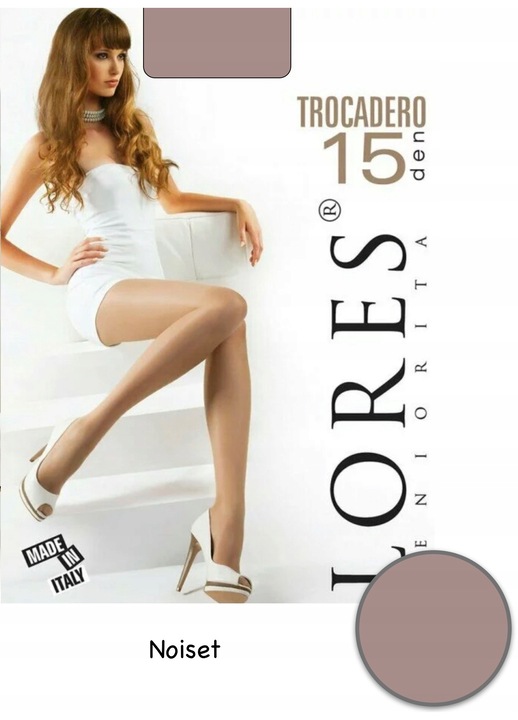 Dres dama, Lores, Poliamida/Elastan, 15 DEN, Maro, L