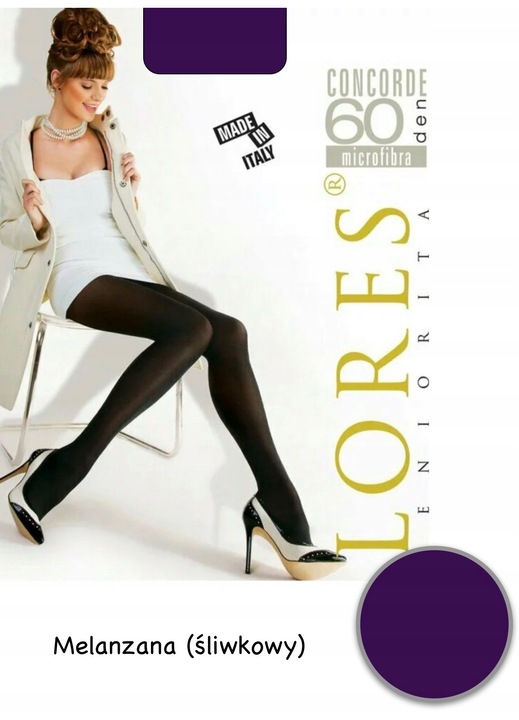 Dres dama, Lores, Microfibra, 60 DEN, Mov, 3-M Standard