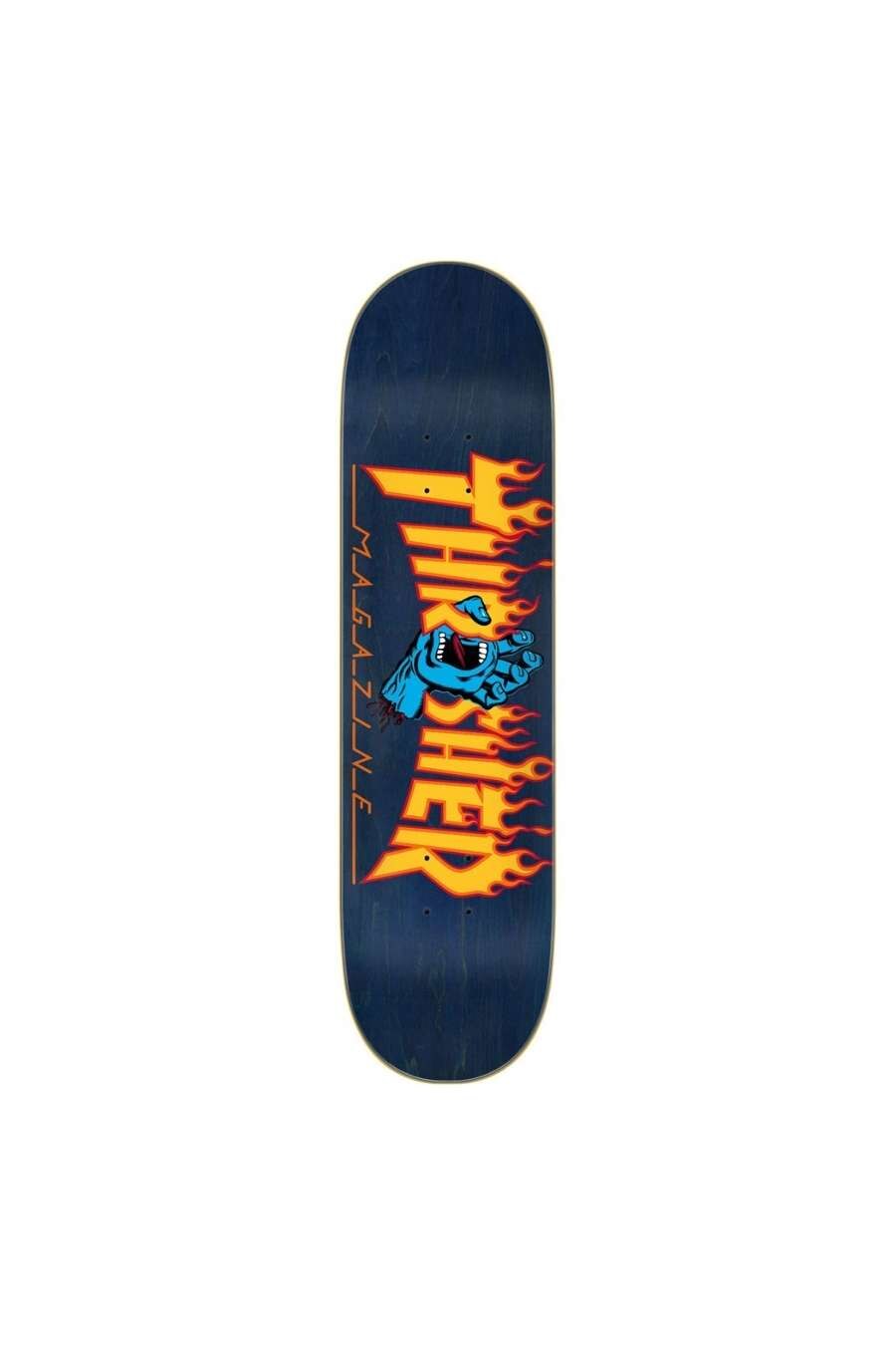 Placa Skate Santa Cruz x Thrasher, Screaming Flame Logo, 8.25x31.8