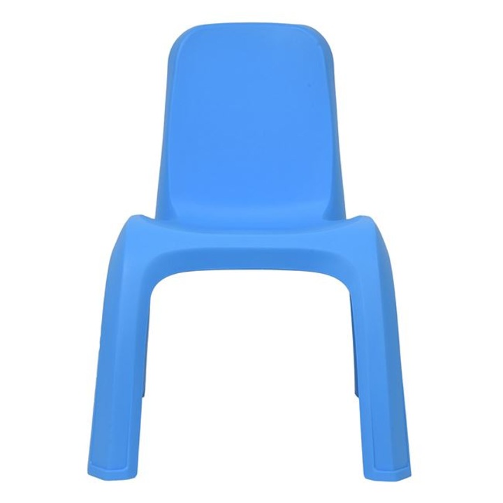 Karfa nélküli gyermekszék, matt kék, 38x44x52cm
