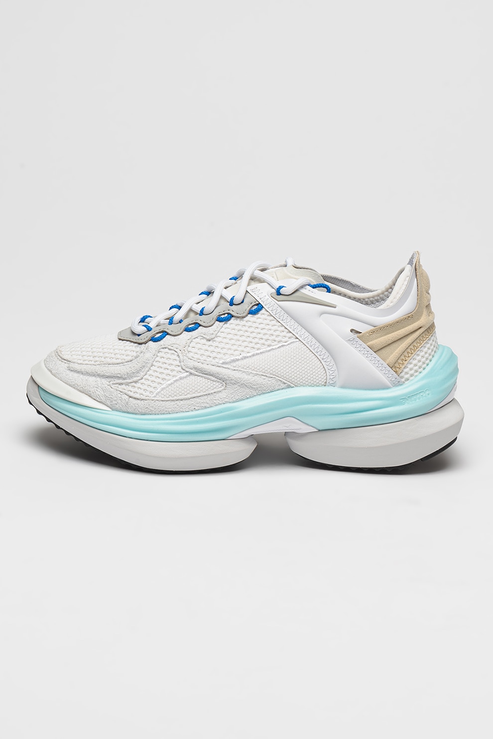 Puma, Pantofi pentru alergare Variant, Gri deschis, Alb, Albastru