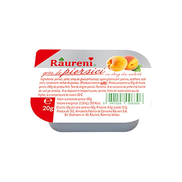 Gem de Piersici 40 x 20 g, Raureni