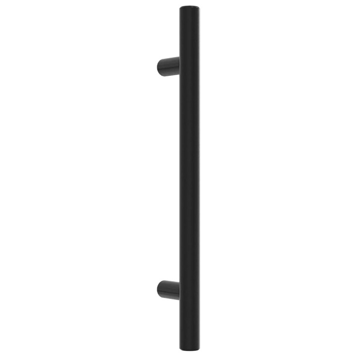 Set manere de dulap vidaXL, 20 buc., negru, 128 mm, otel inoxidabil 3203605