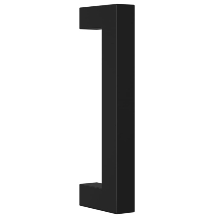 Set manere de dulap vidaXL, 20 buc., negru, 96 mm, otel inoxidabil 3203652