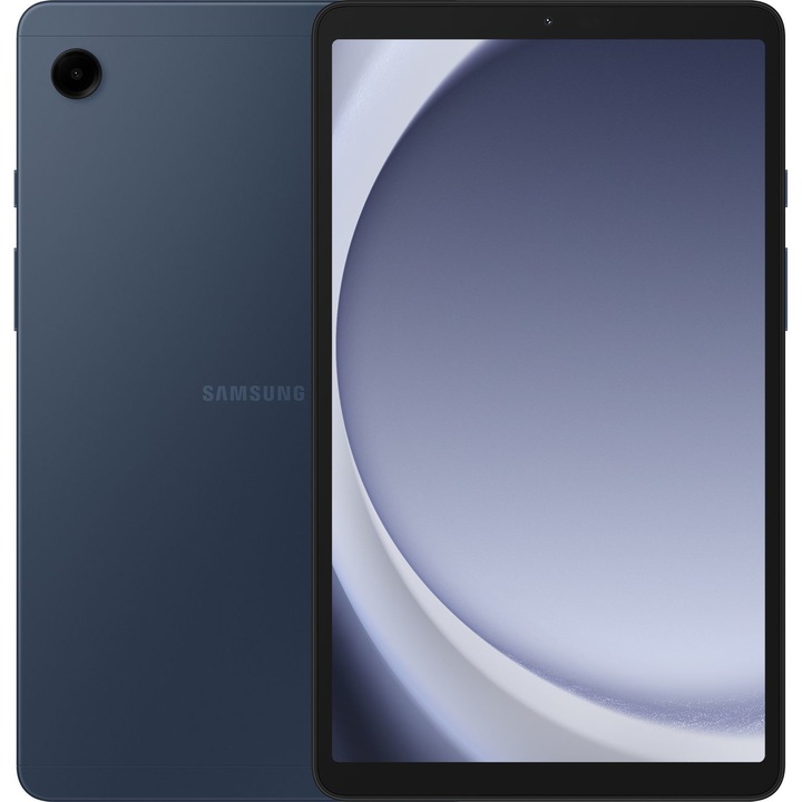 Таблет Samsung Galaxy Tab A9, Mystic Navy с процесор 2x Cortex-A76 (2.2 GHz) + 6x Cortex-A55 (2.00 GHz), 8.7", 8 GB, 128 GB, Android 13, Тъмносин