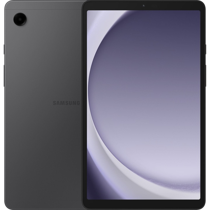 Таблет Samsung Galaxy Tab A9, Graphite, Cellular с процесор 2x Cortex-A76 (2.2 GHz) + 6x Cortex-A55 (2.00 GHz), 8.7", 8 GB, 128 GB, Android 13, Графит