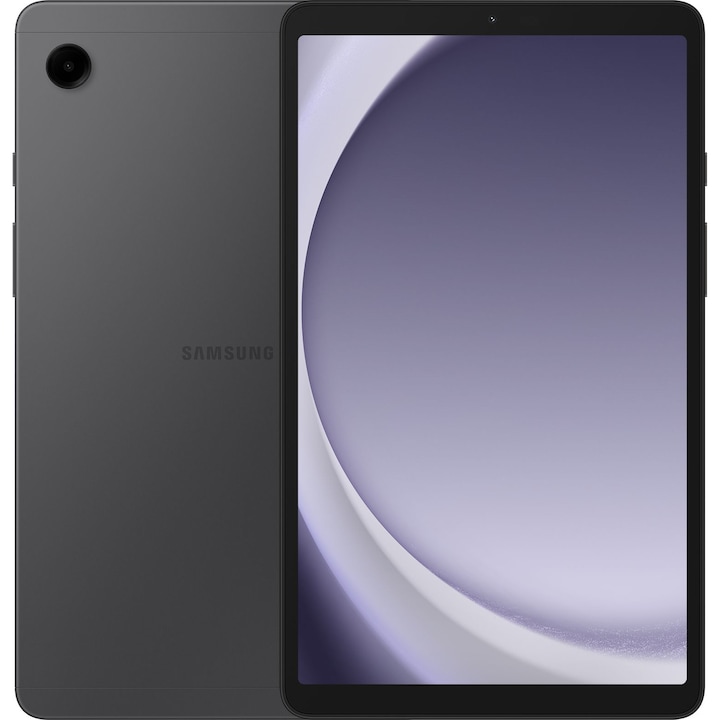 Таблет Samsung Galaxy Tab A9, Graphite с процесор 2x Cortex-A76 (2.2 GHz) + 6x Cortex-A55 (2.00 GHz), 8.7", 4 GB, 64 GB, Android 13, Графит