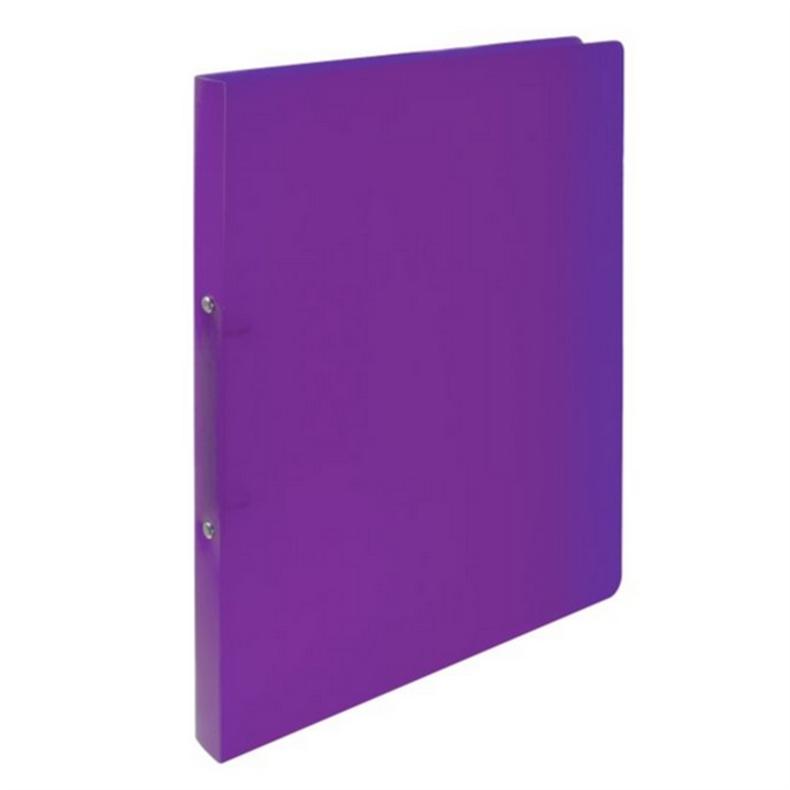 Dosar cu inele A4, 2 inele, cotor 2cm, PP, carton P+P, violet opalin