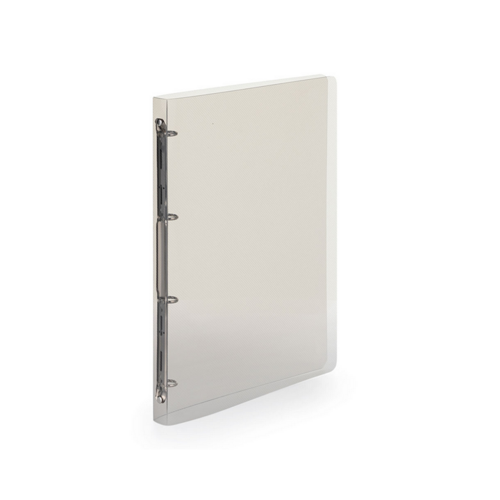 Biblioraft, Karton, A4, 4 inele, Transparent